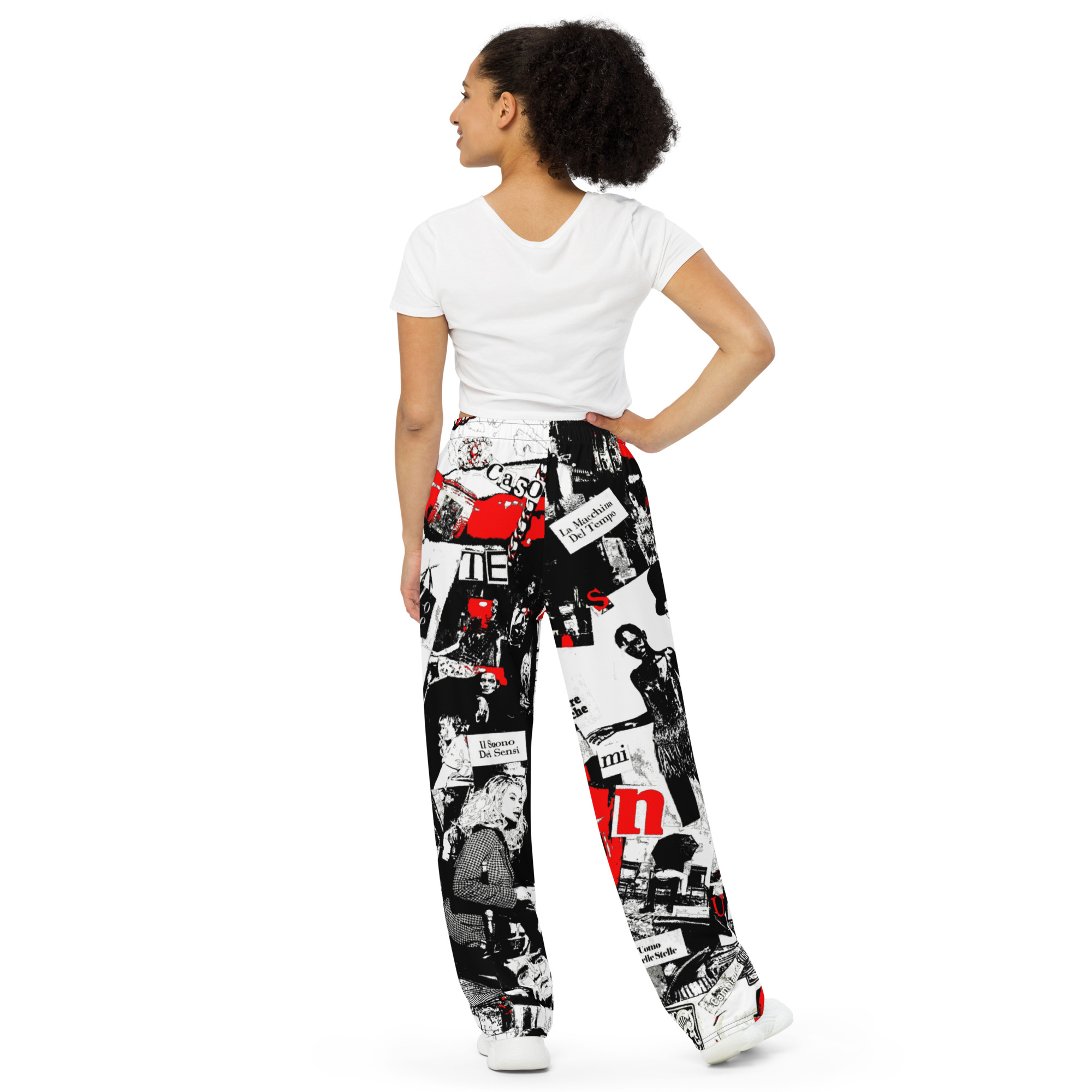 Pantaloni wide leg unisex - immagine 3
