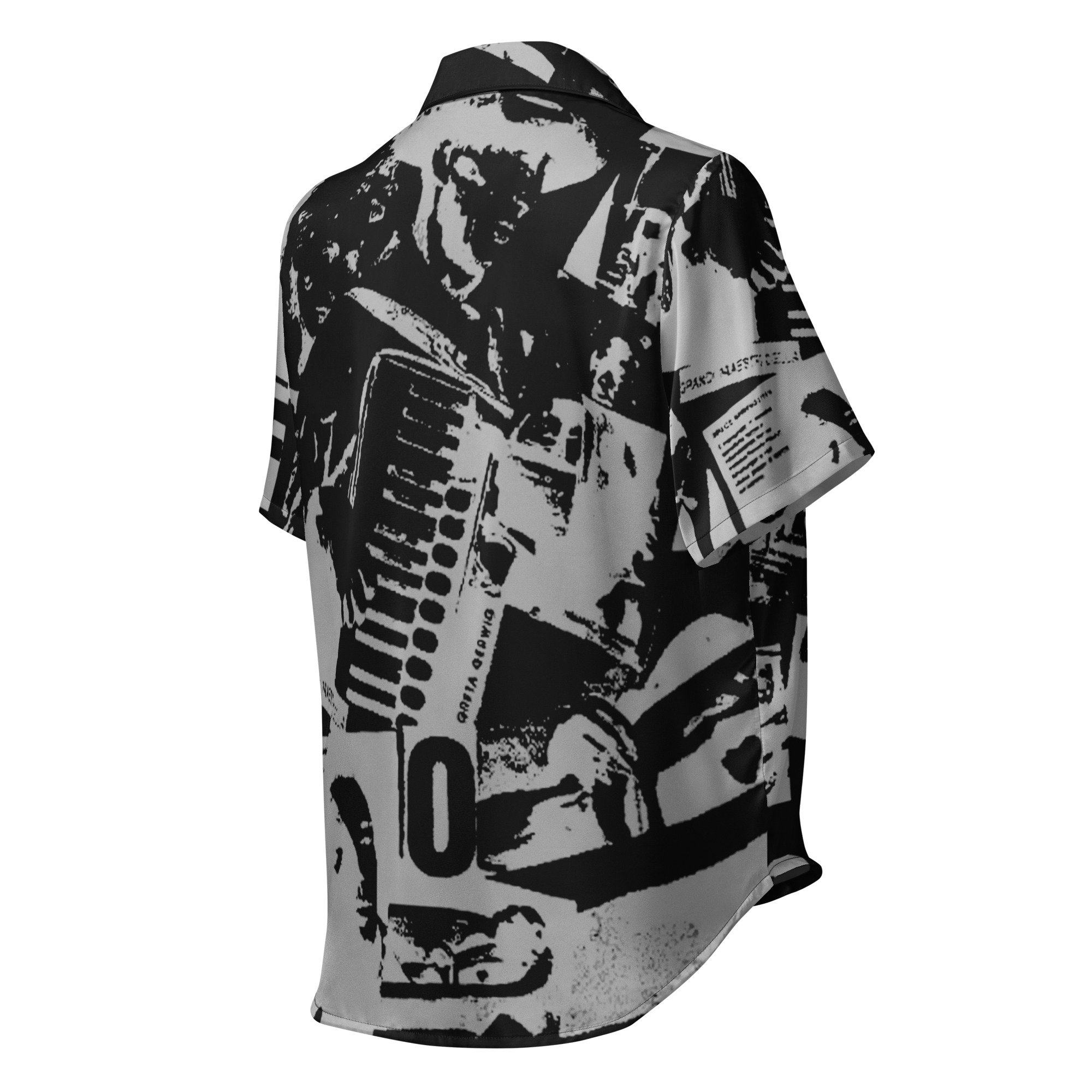 Top pigiama da donna a maniche corte con stampa all over - immagine 2