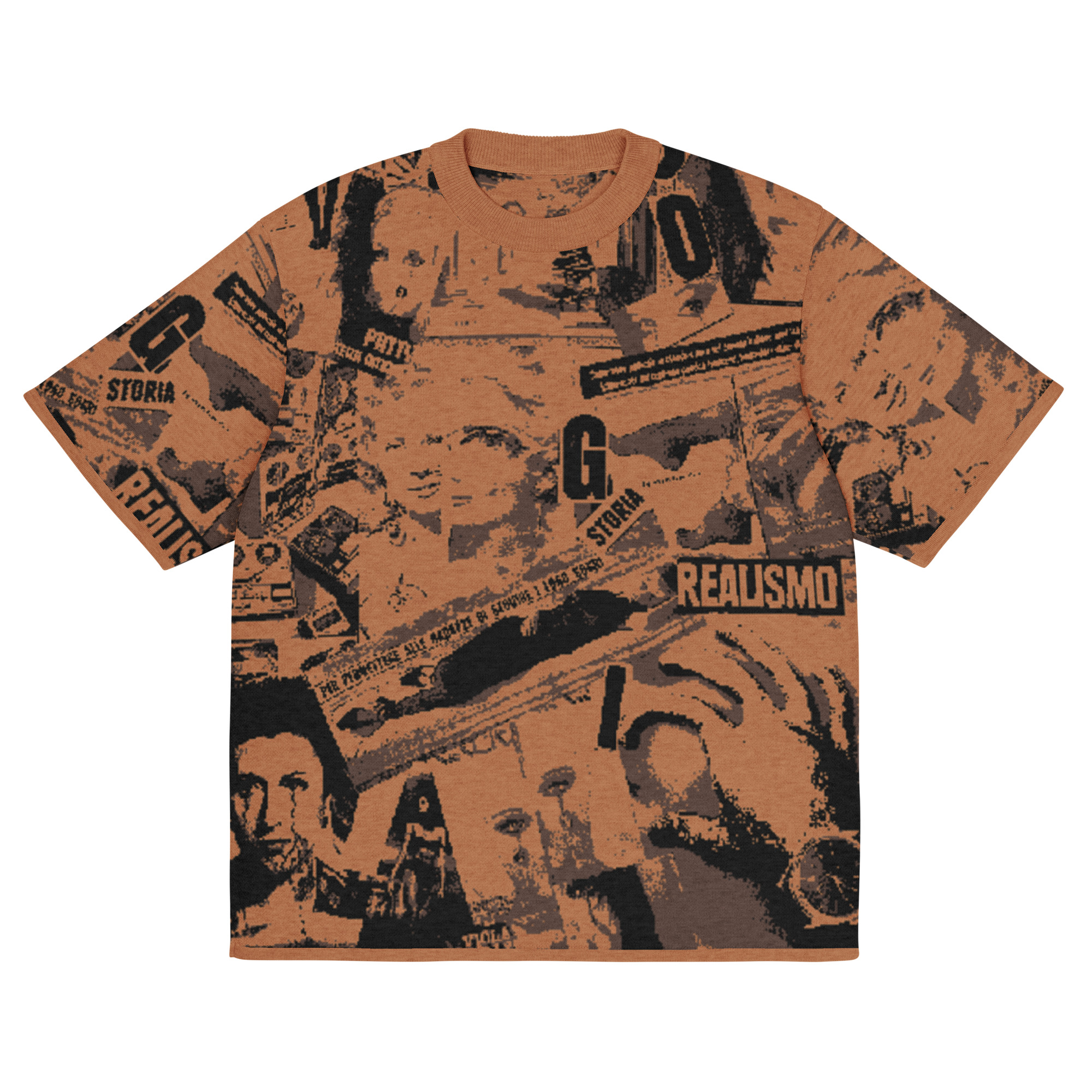 T-shirt classica in maglia - immagine 4