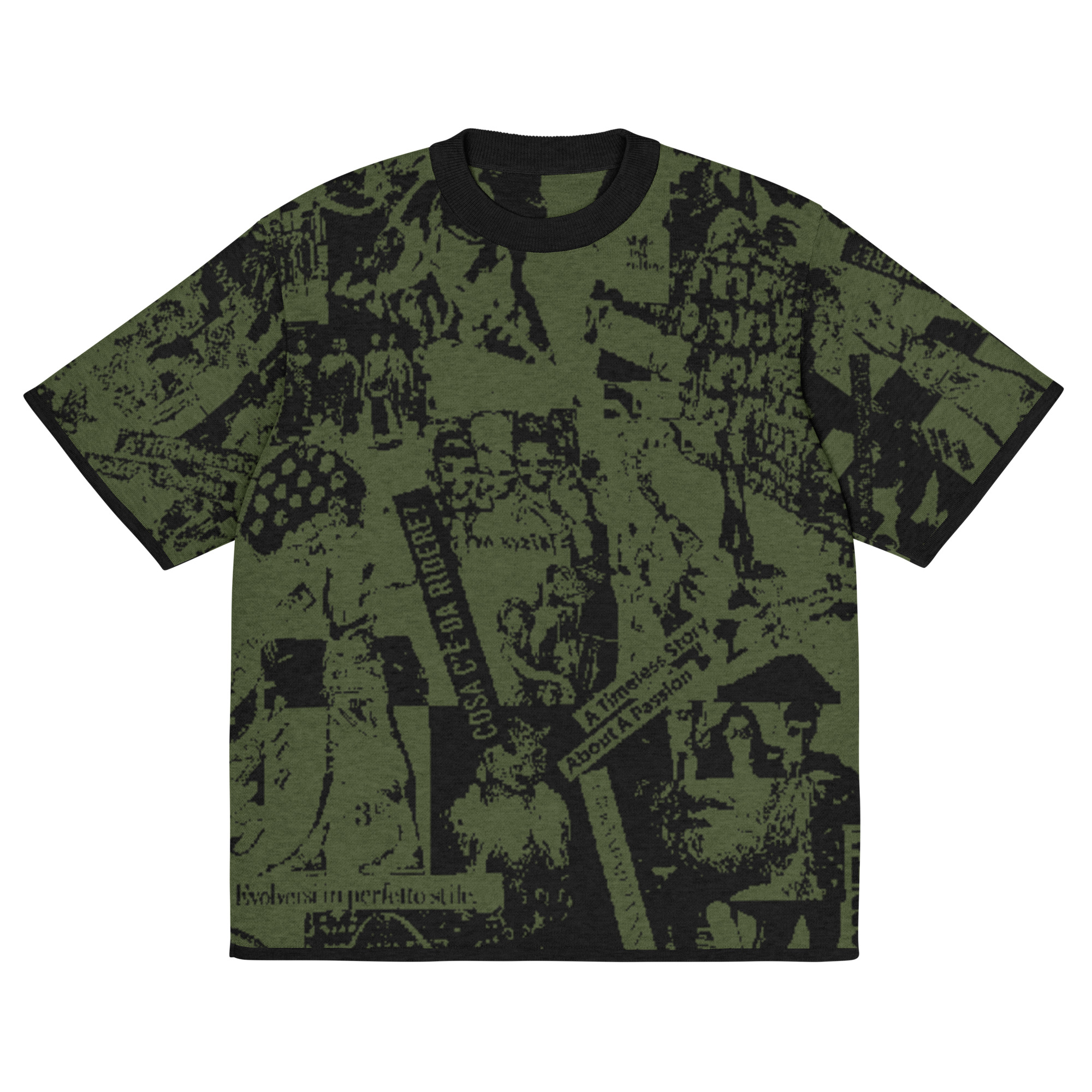 T-shirt classica in maglia - immagine 4