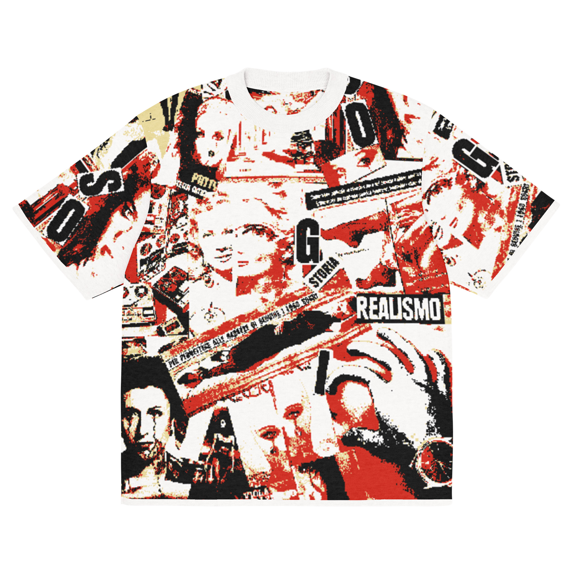 T-shirt classica in maglia - immagine 4