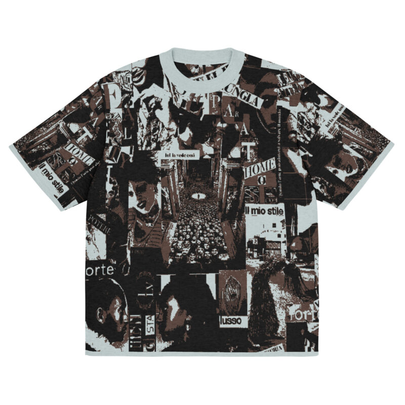 T-shirt classica in maglia