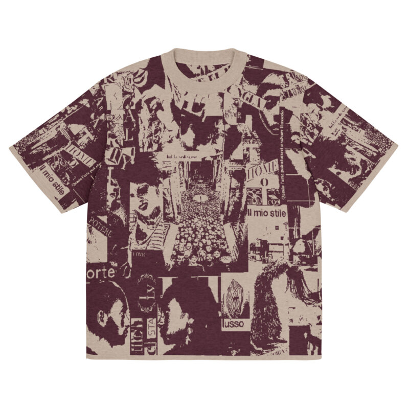 T-shirt classica in maglia