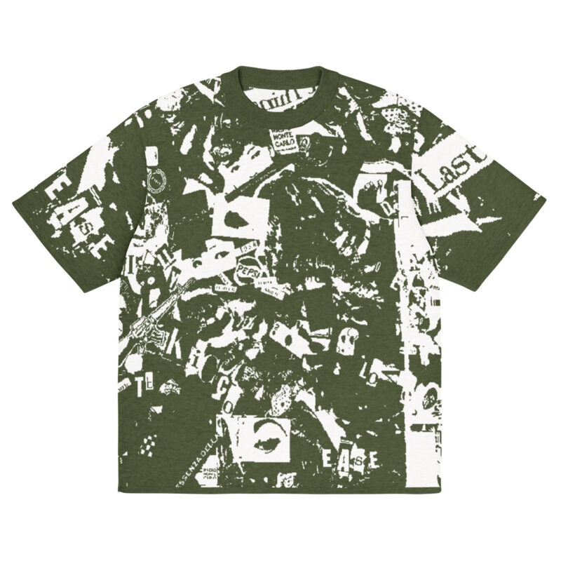 T-shirt classica in maglia