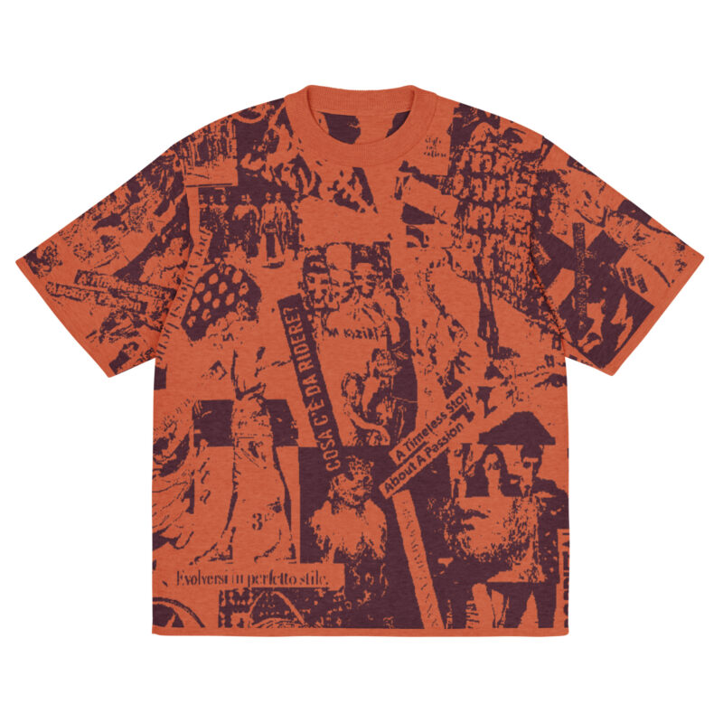 T-shirt classica in maglia