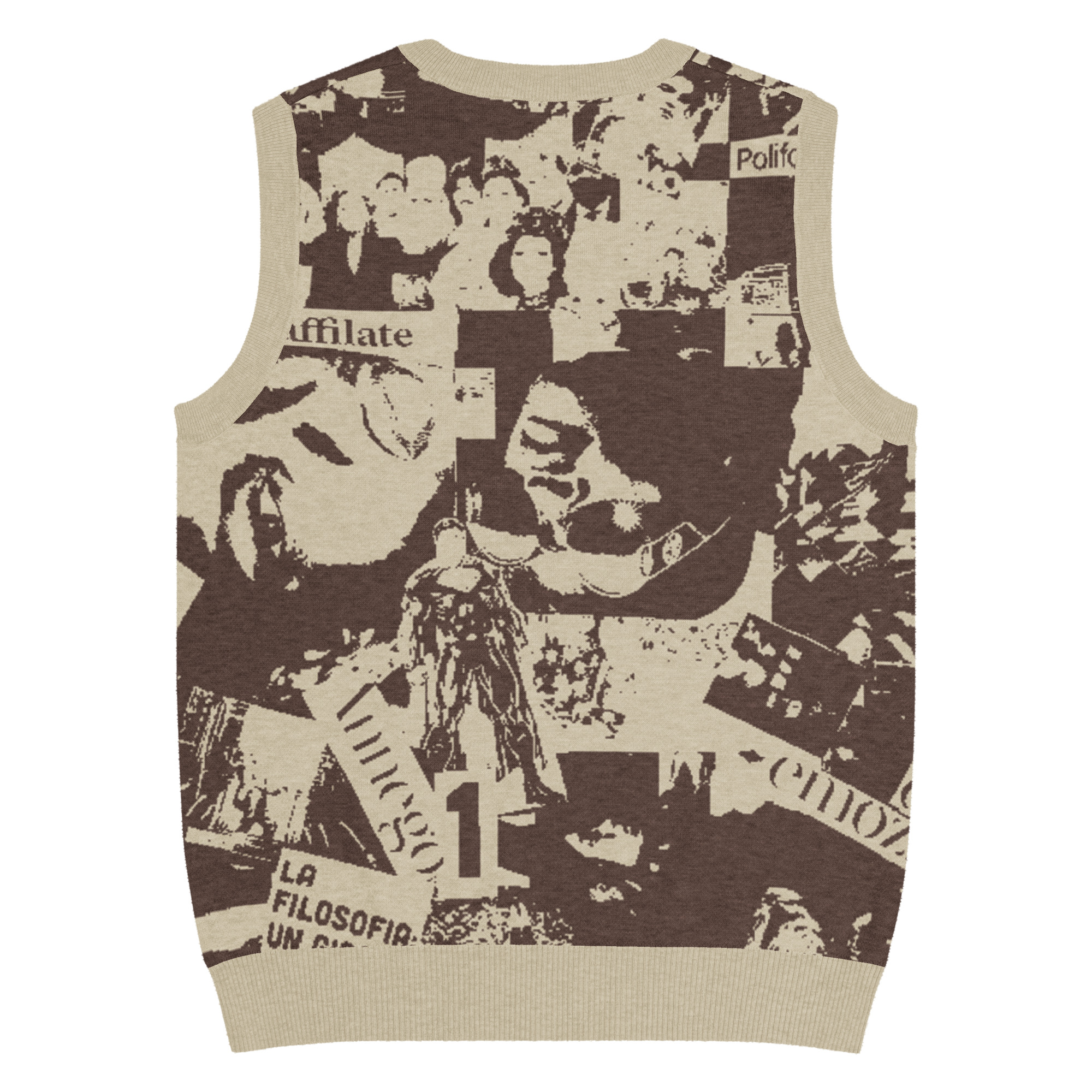 Gilet con scollo a V - immagine 17