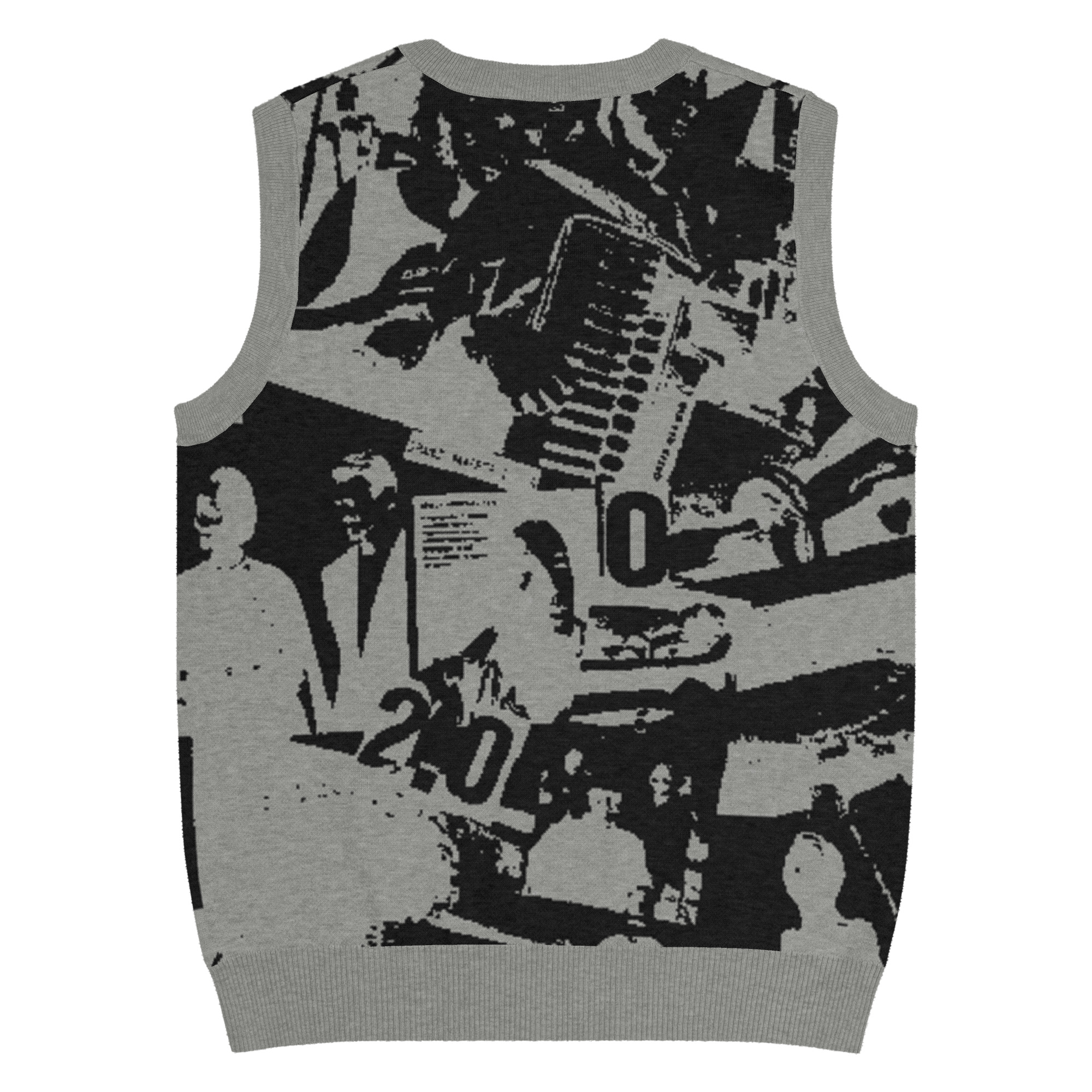 Gilet con scollo a V - immagine 5