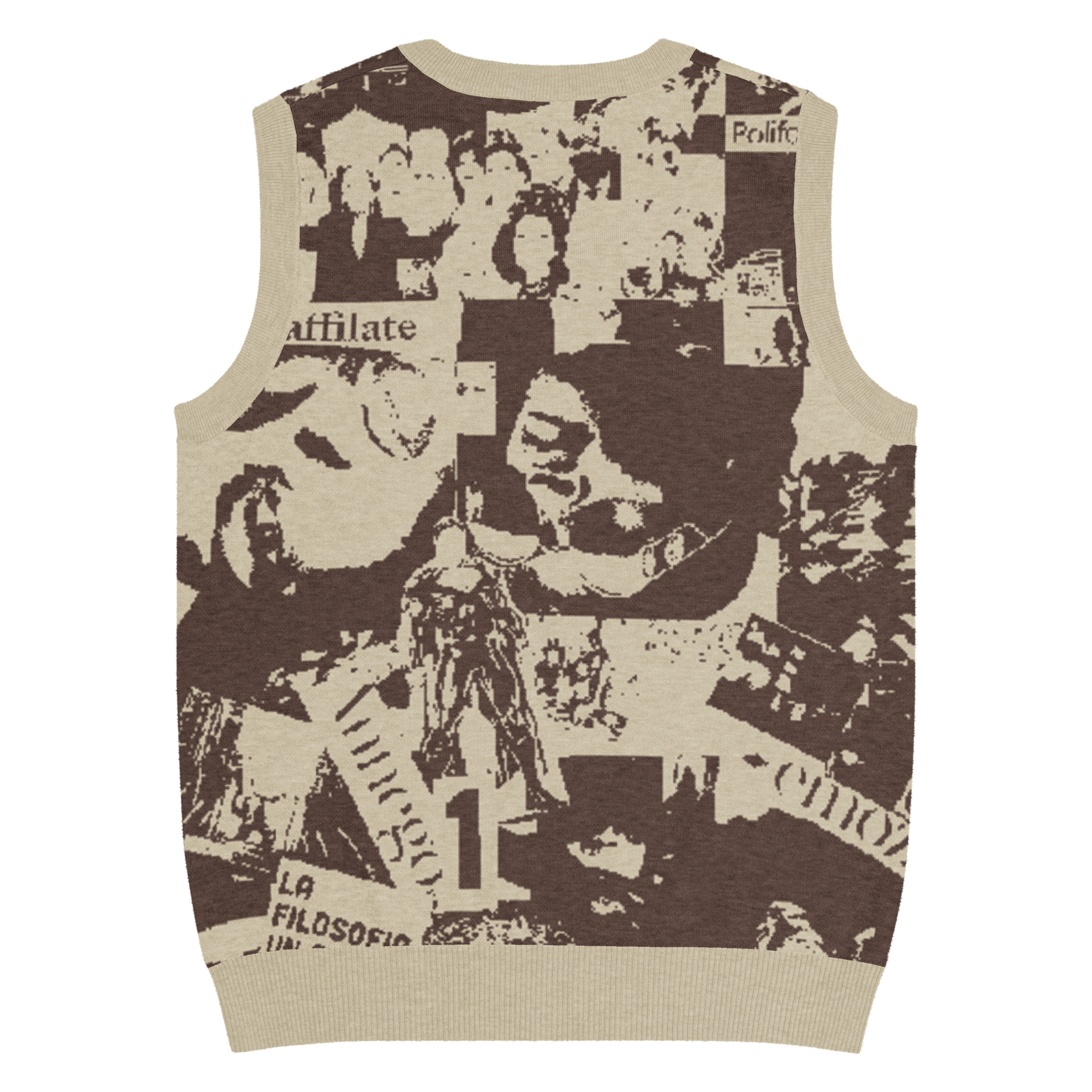 Gilet con scollo a V - immagine 5