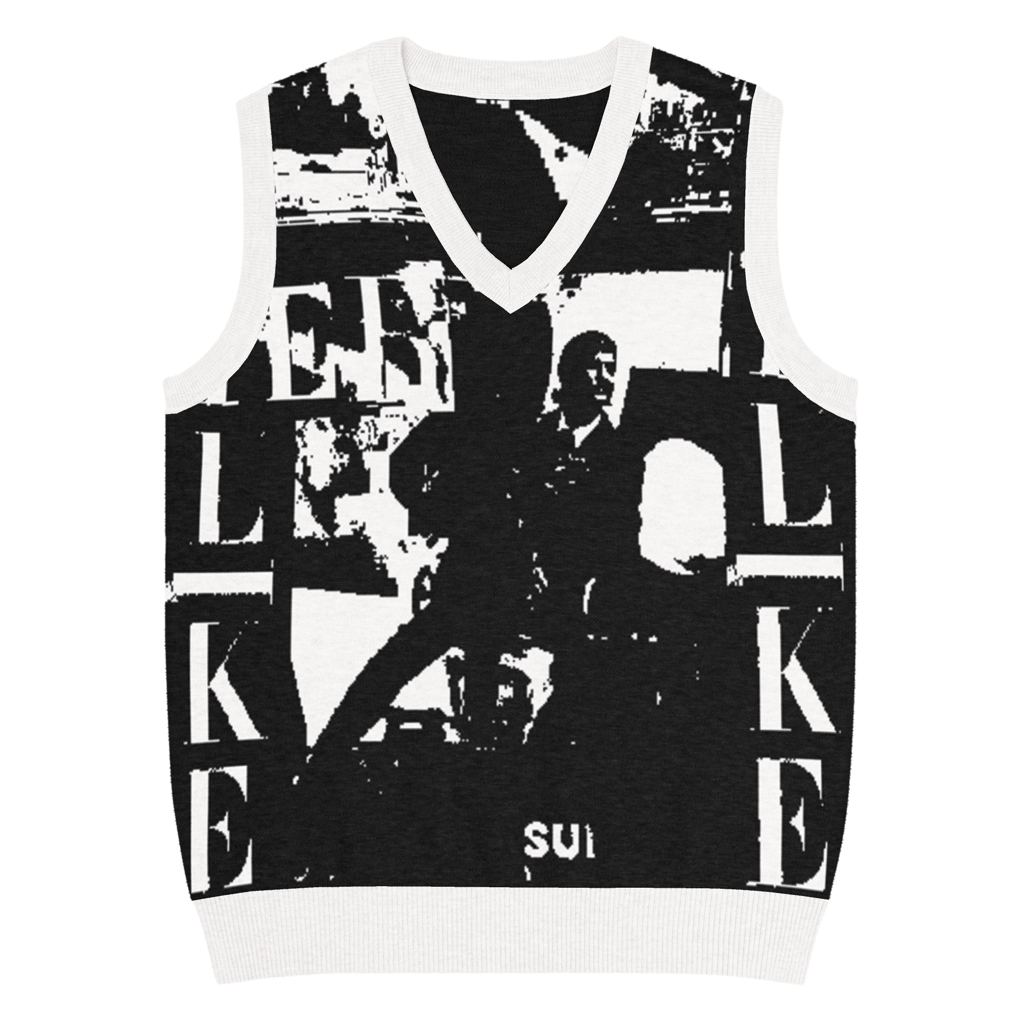 Gilet con scollo a V - immagine 4