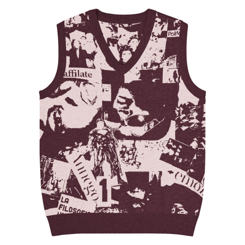 Gilet con scollo a V