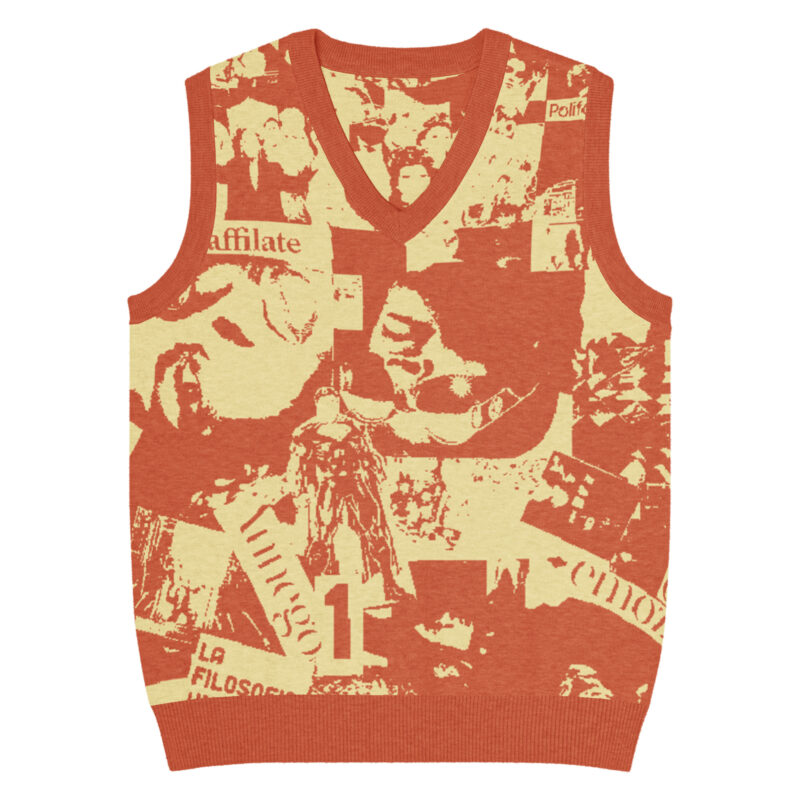 Gilet con scollo a V