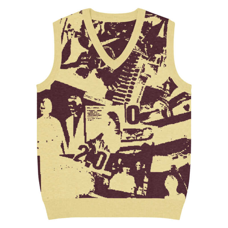 Gilet con scollo a V