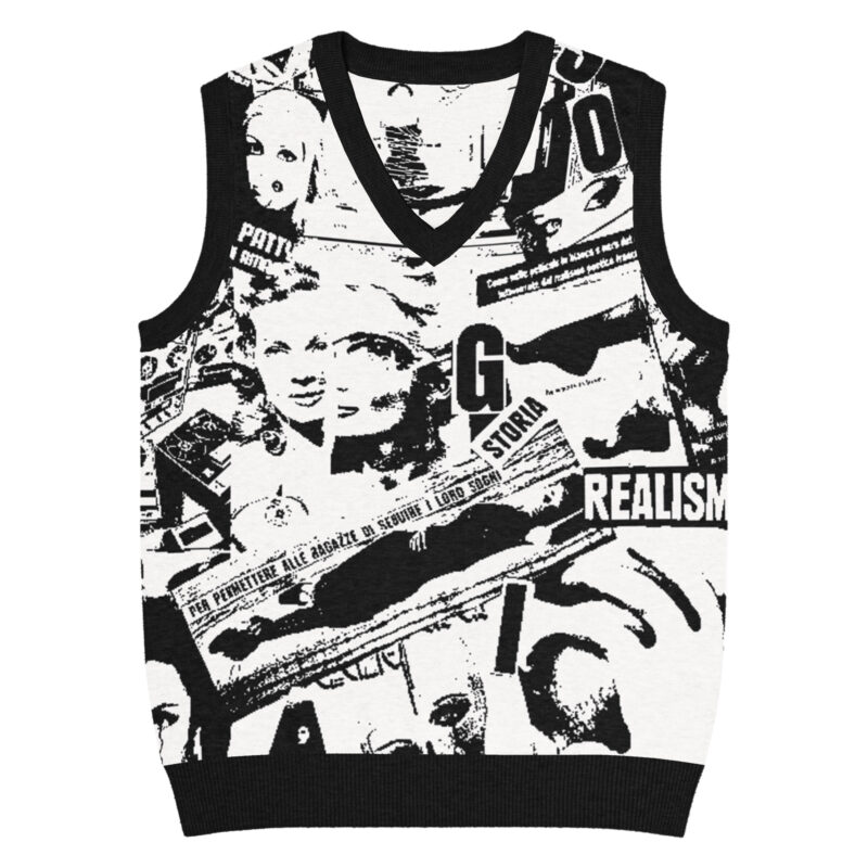 Gilet con scollo a V