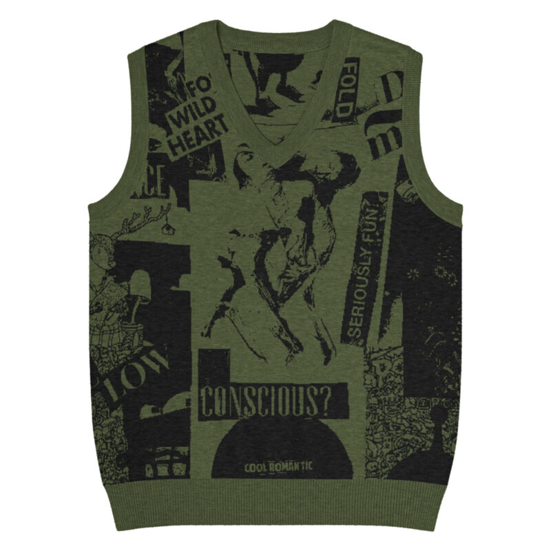 Gilet con scollo a V