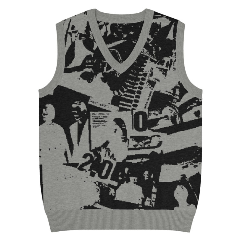 Gilet con scollo a V