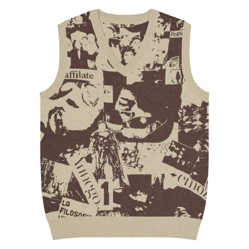 Gilet con scollo a V