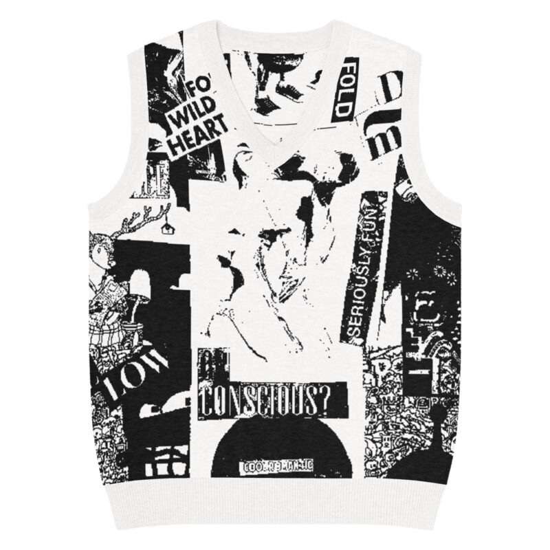 Gilet con scollo a V