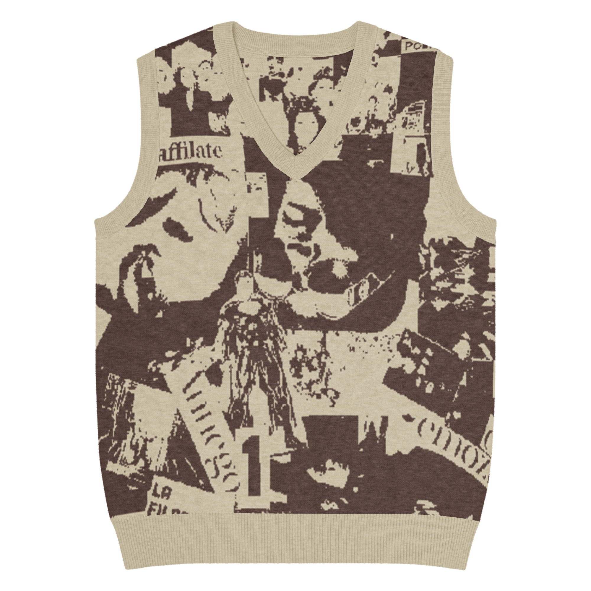 Gilet con scollo a V - immagine 2