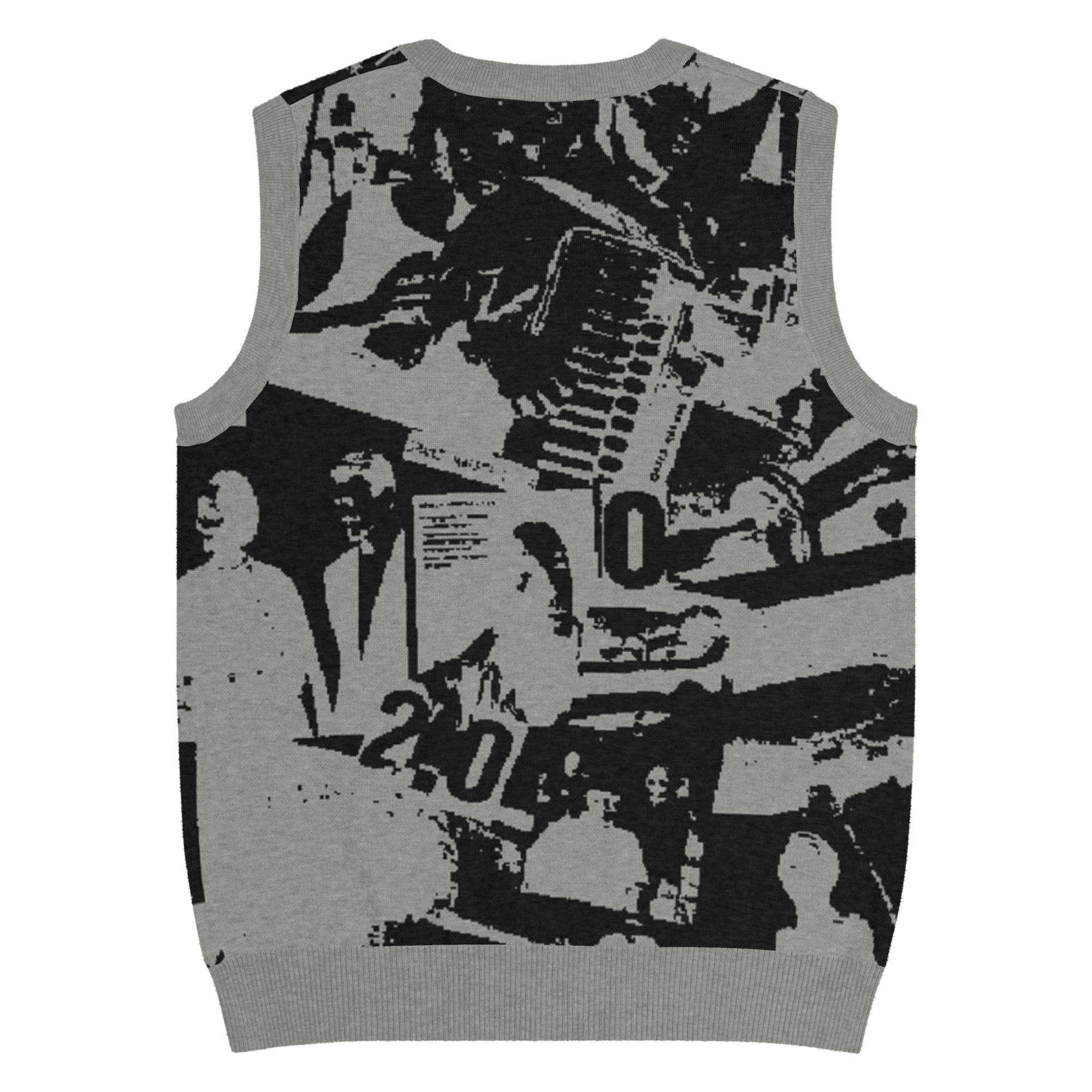 Gilet con scollo a V - immagine 13