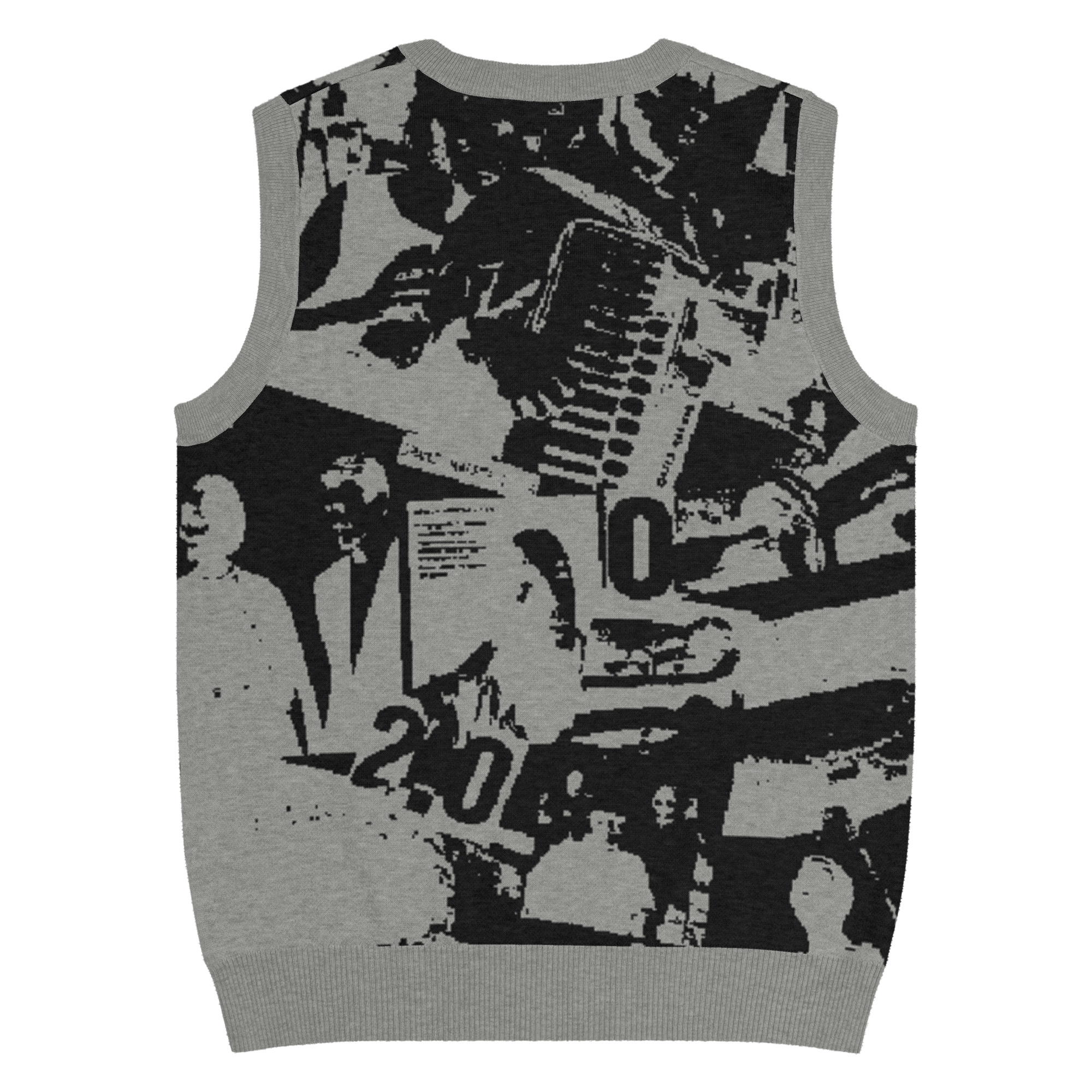 Gilet con scollo a V - immagine 11