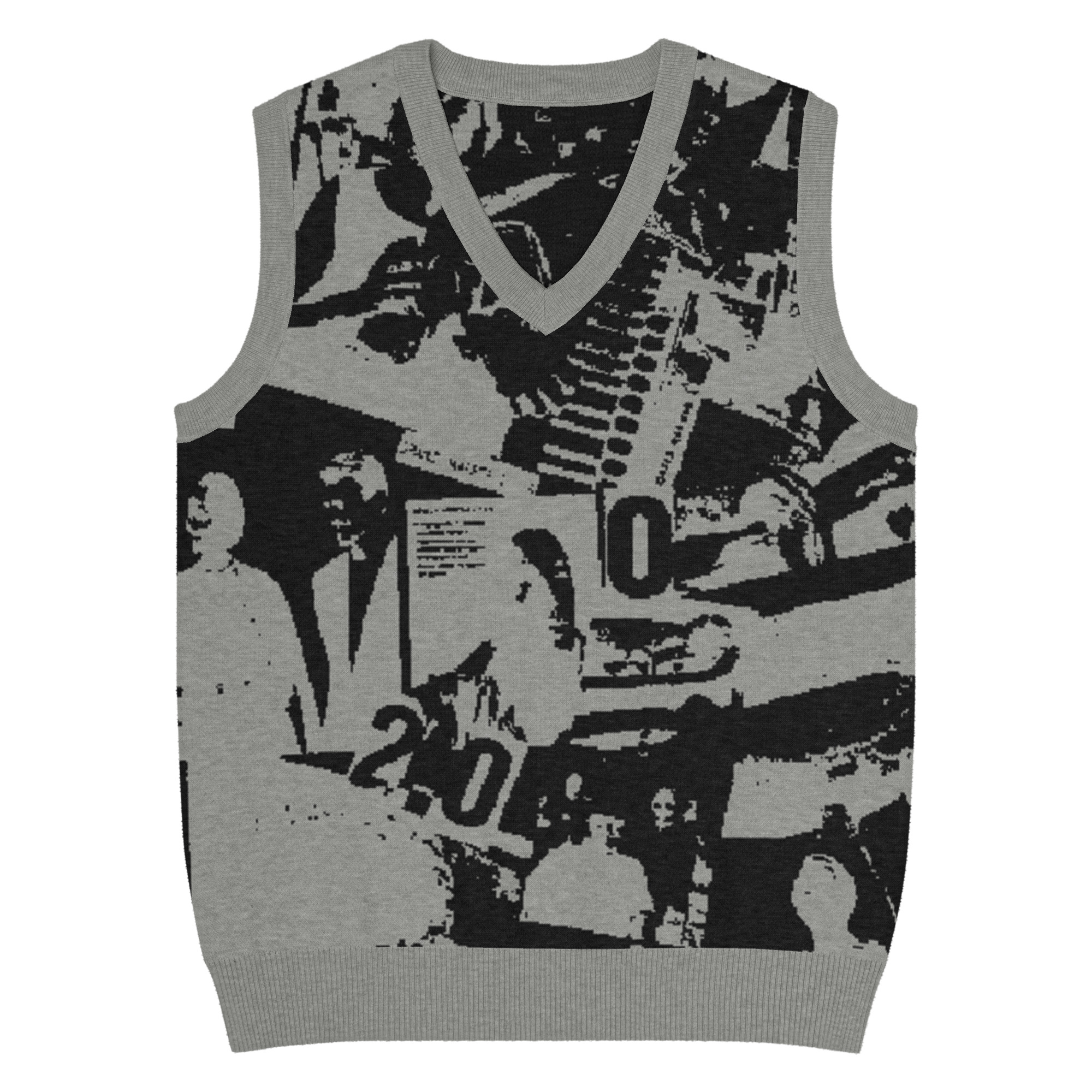 Gilet con scollo a V - immagine 10