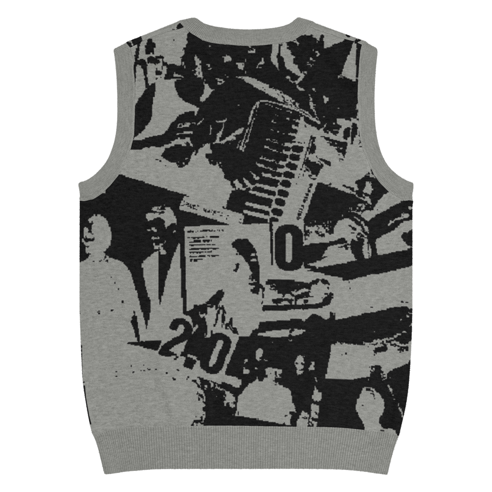 Gilet con scollo a V - immagine 9