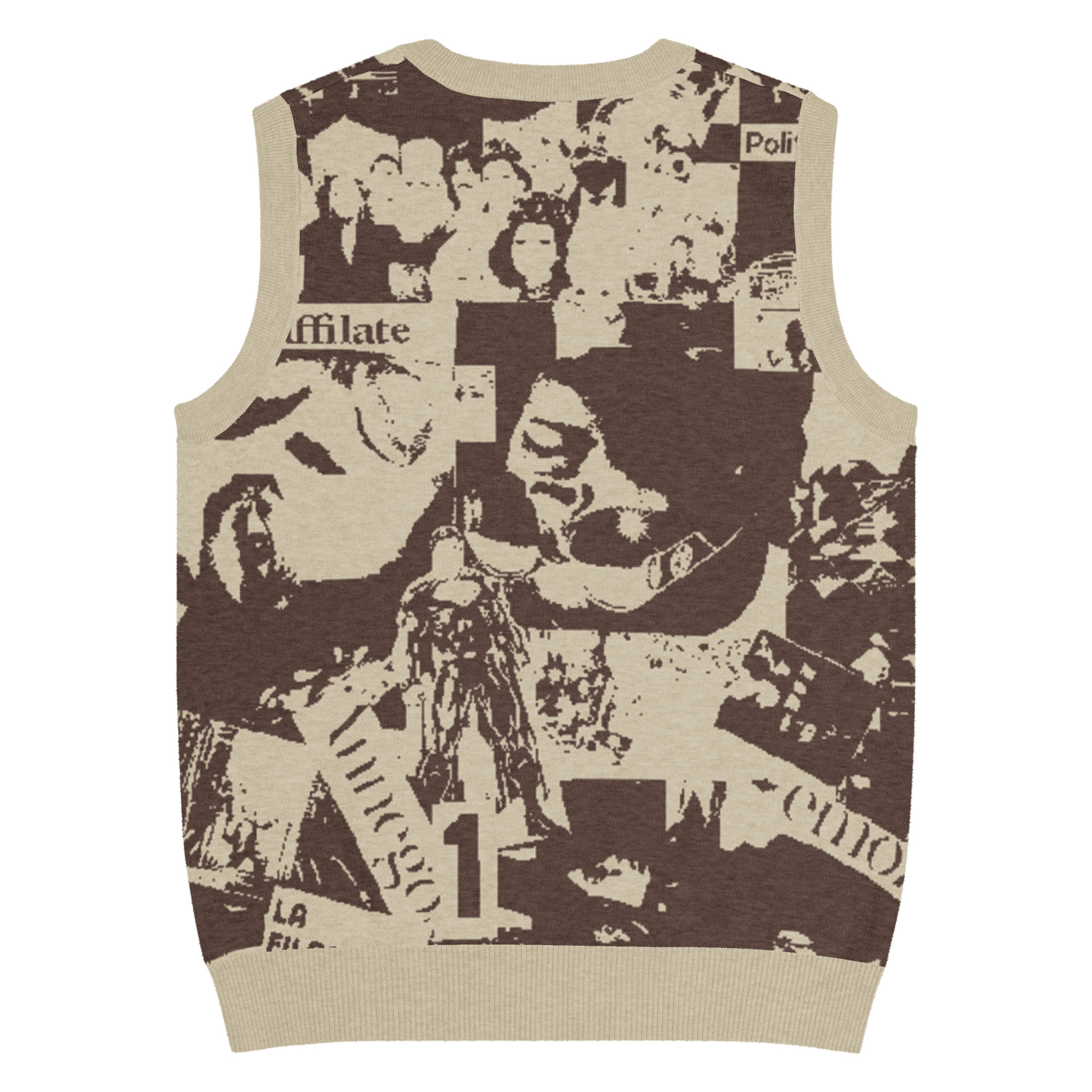 Gilet con scollo a V - immagine 9