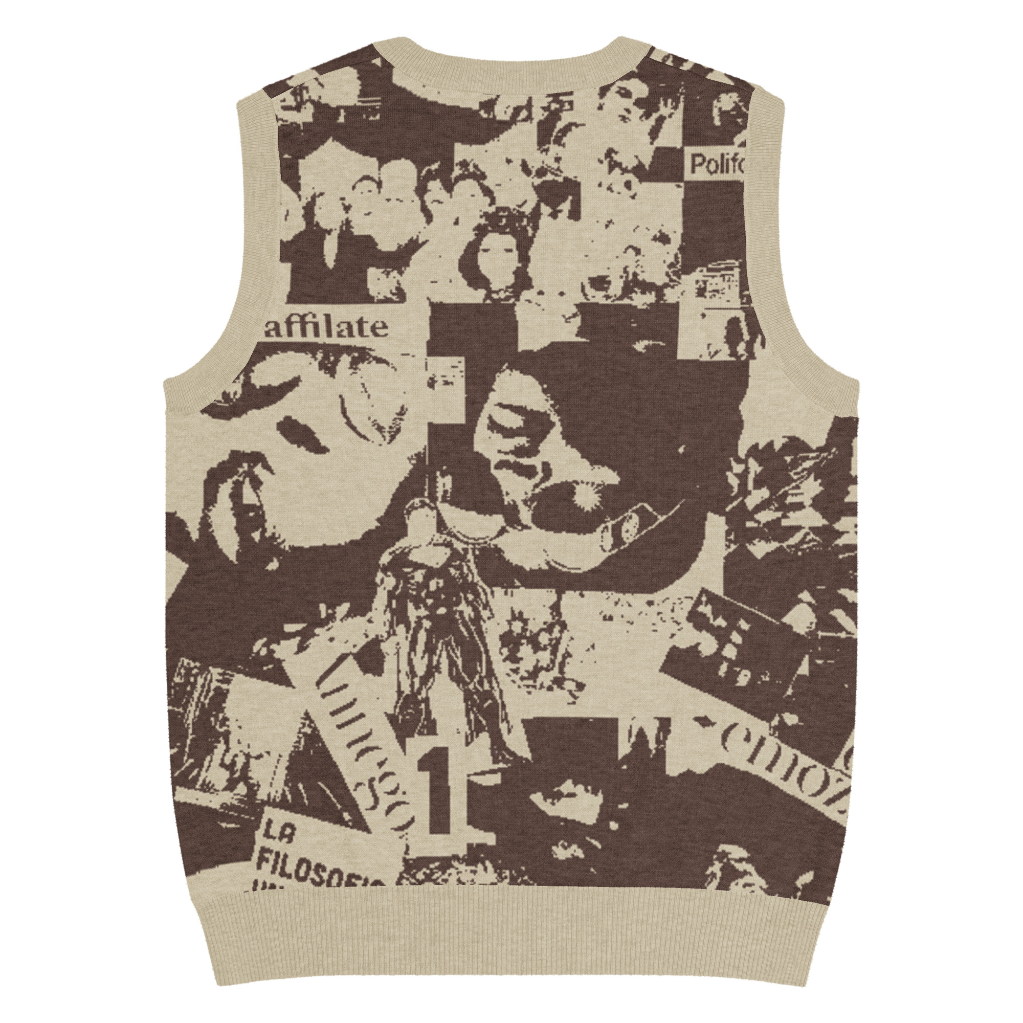 Gilet con scollo a V - immagine 15