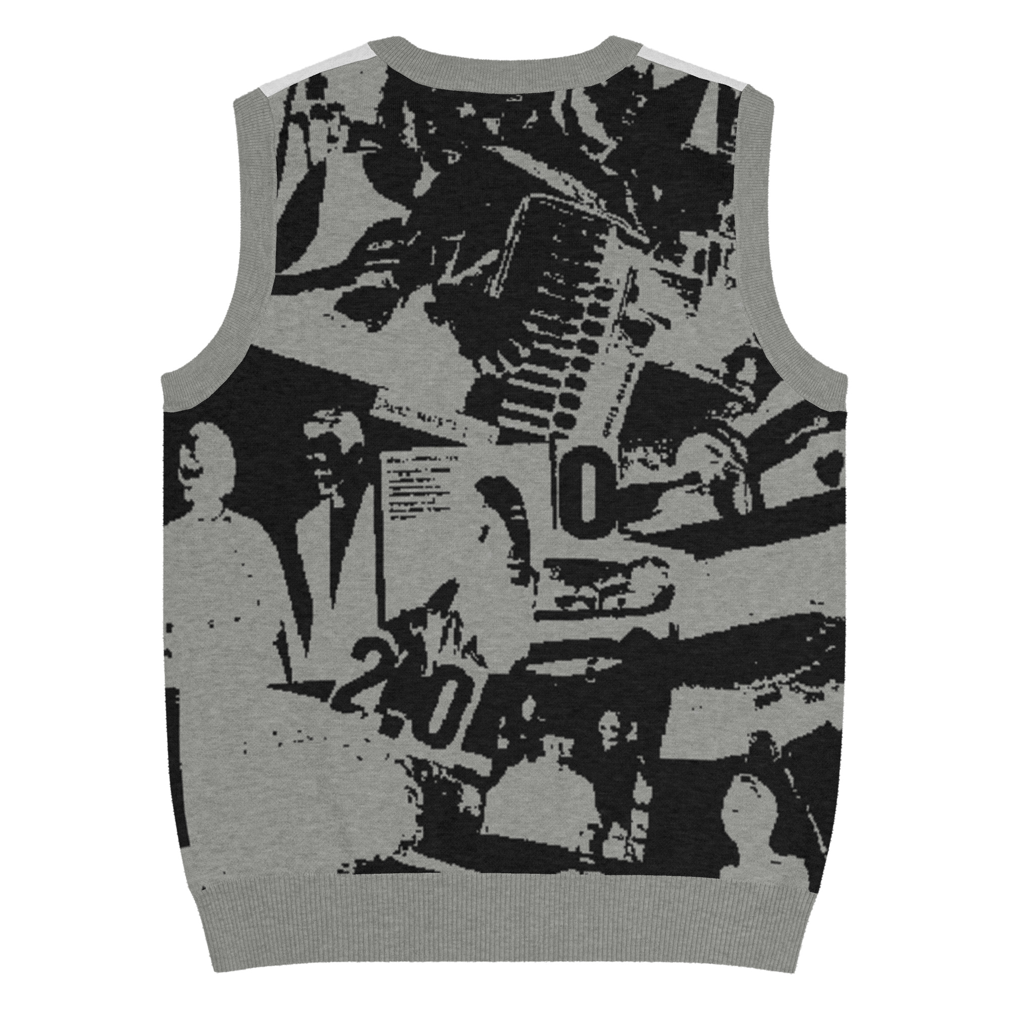 Gilet con scollo a V - immagine 7