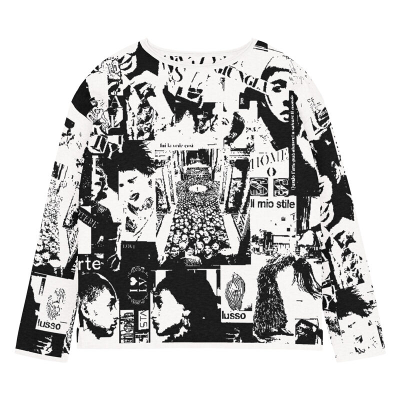 Maglia da donna con orlo inferiore dritto