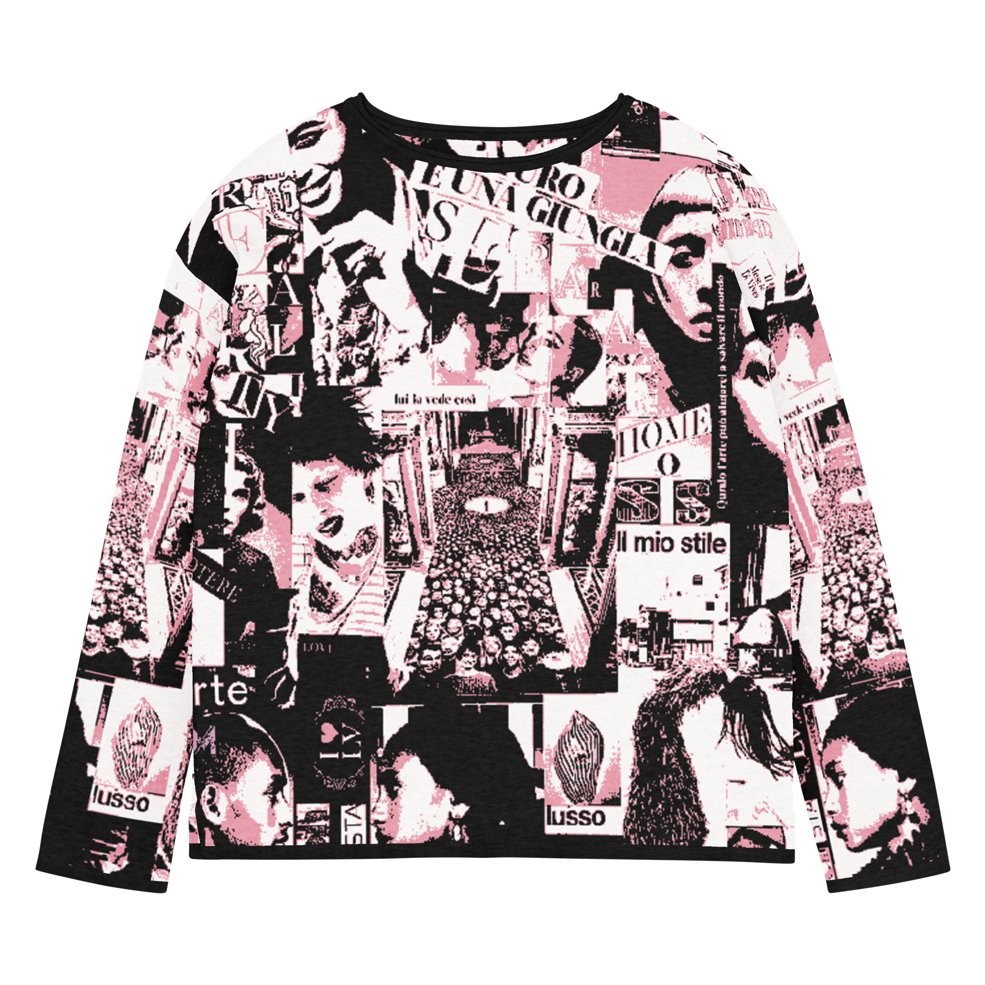 Maglia da donna con orlo inferiore dritto